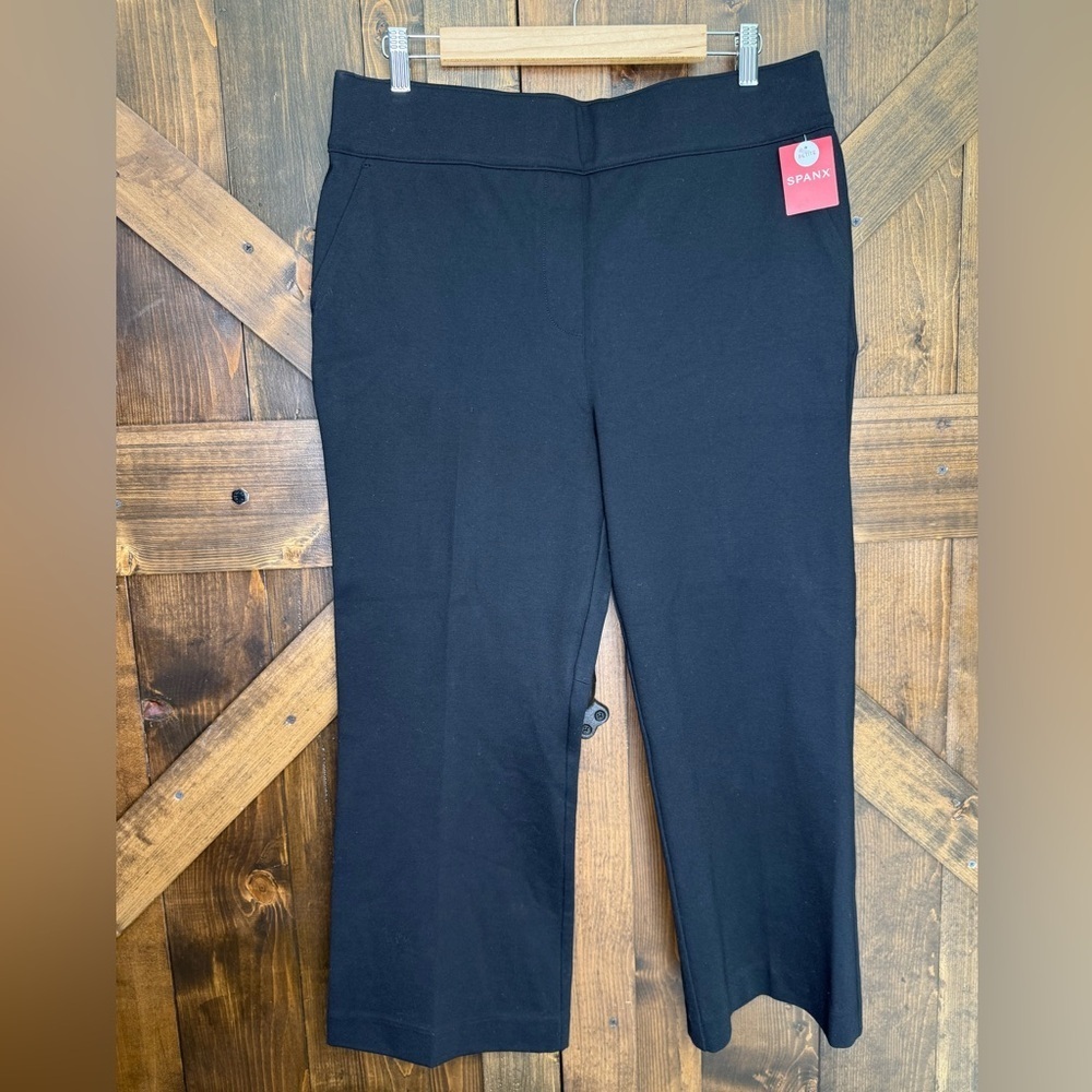 NWT‎ SPANX Performance Pant Kick Flare Classic Black Petite 1X